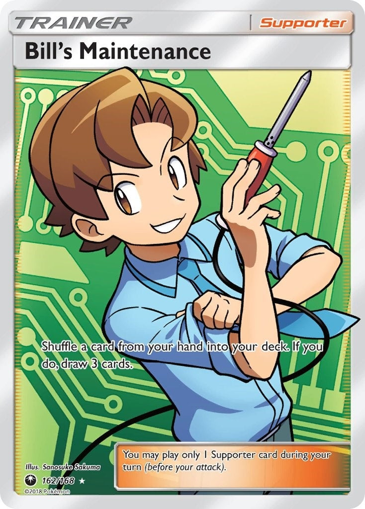 Image for Bill's Maintenance (Full Art) (162/168) [SM - Celestial Storm] - Pokemon