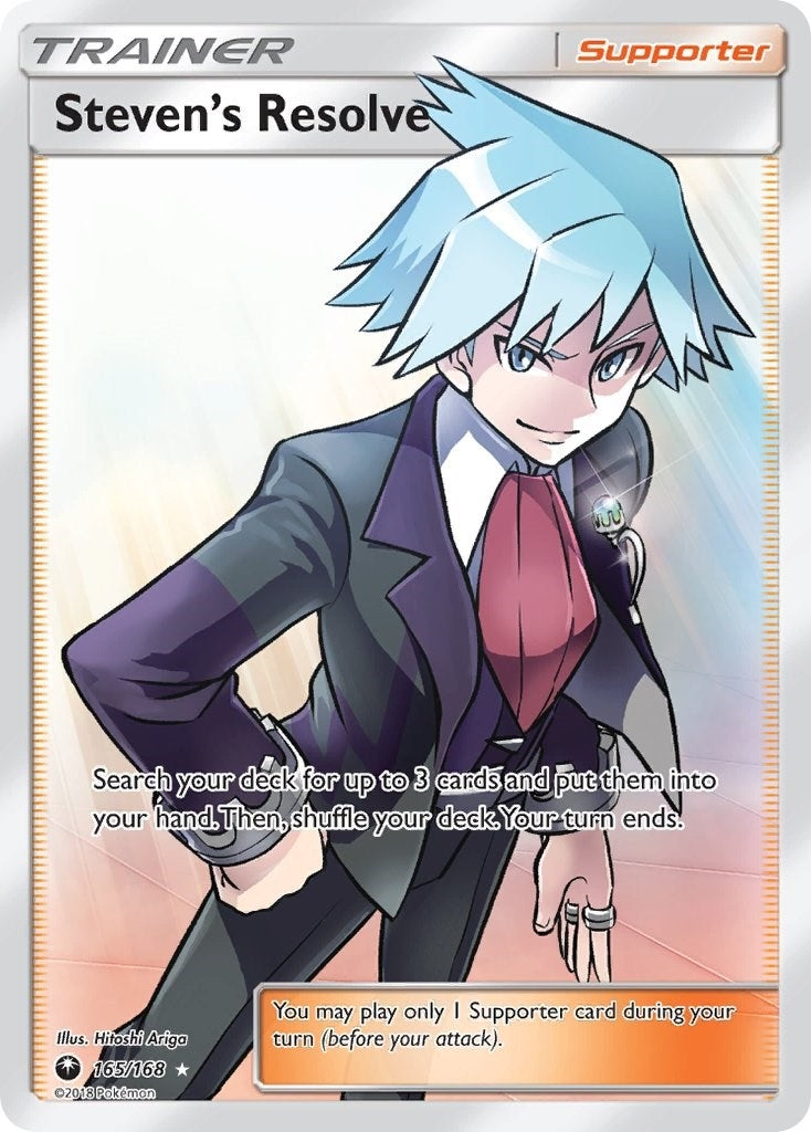 Image for Steven's Resolve (Full Art) (165/168) [SM - Celestial Storm] - Pokemon
