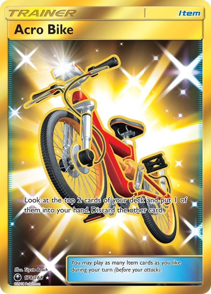Image for Acro Bike (Secret) (178/168) [SM - Celestial Storm] - Pokemon