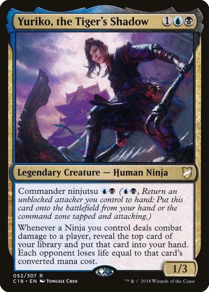 Image for Yuriko, the Tiger's Shadow (52) [Commander 2018] - Magic: The Gathering