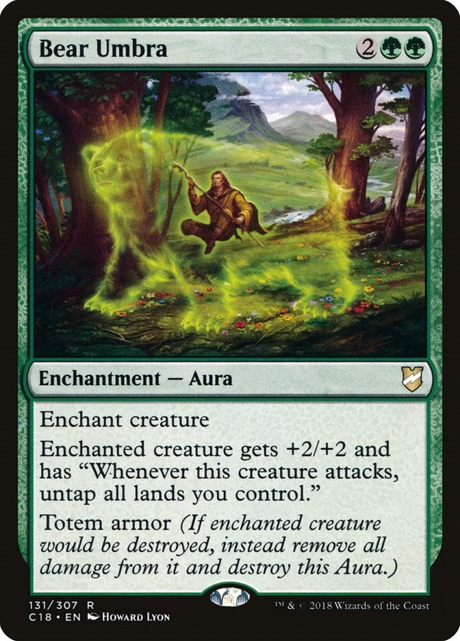 Image for Bear Umbra (131) [Commander 2018] - Magic: The Gathering