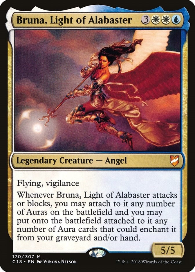 Image for Bruna, Light of Alabaster (170) [Commander 2018] - Magic: The Gathering