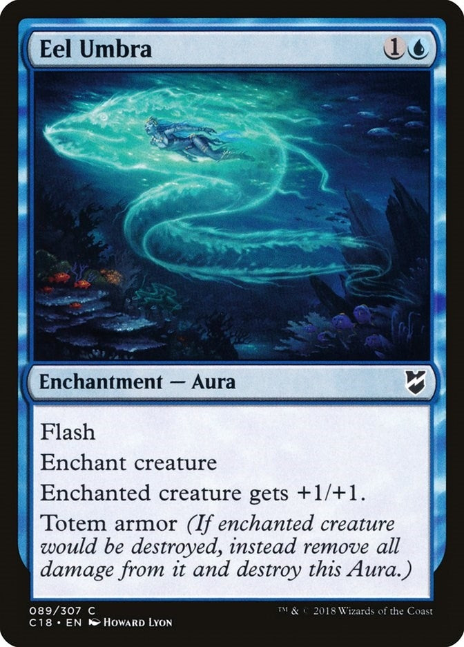 Image for Eel Umbra (89) [Commander 2018] - Magic: The Gathering