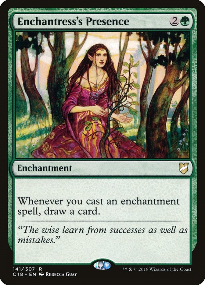 Image for Enchantress's Presence (141) [Commander 2018] - Magic: The Gathering