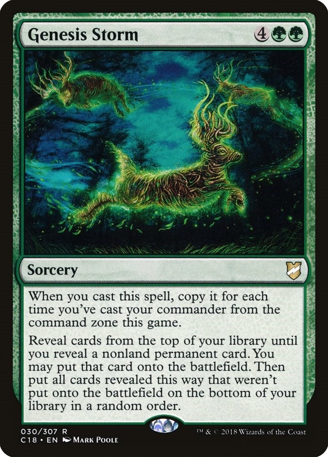Image for Genesis Storm (30) [Commander 2018] - Magic: The Gathering