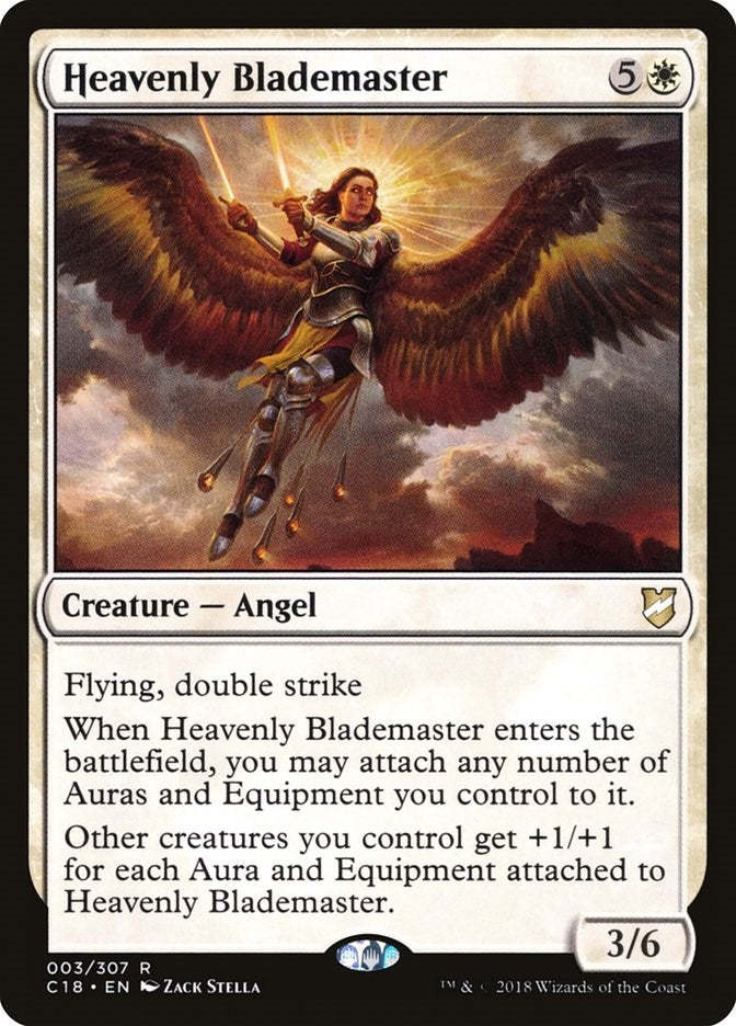 Image for Heavenly Blademaster (3) [Commander 2018] - Magic: The Gathering