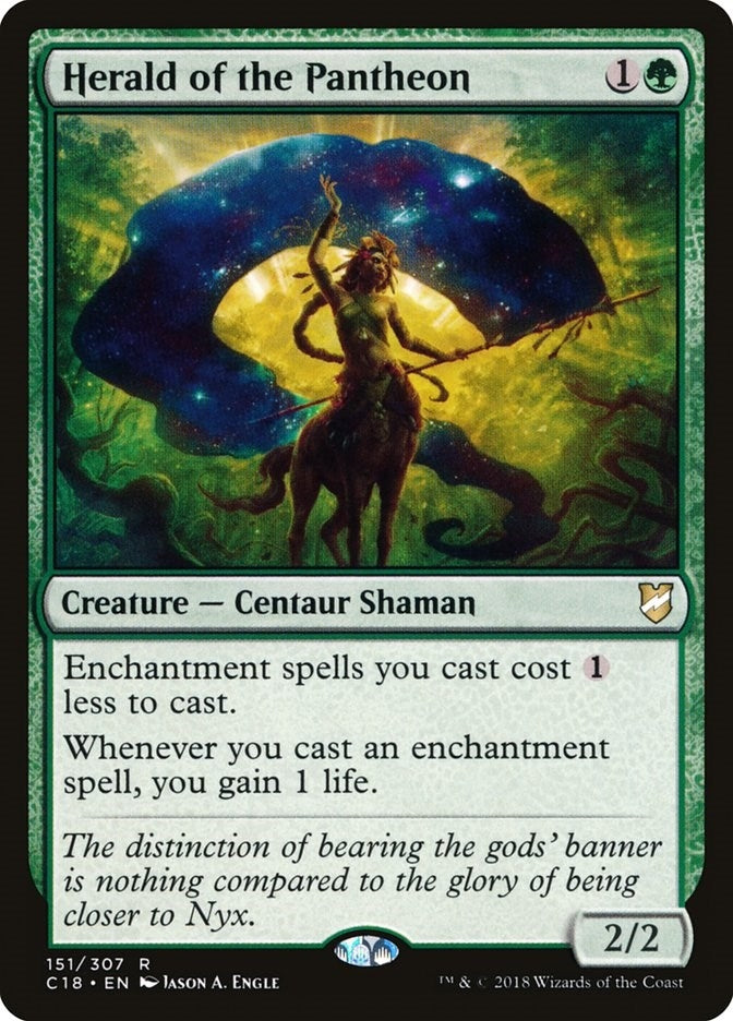 Image for Herald of the Pantheon (151) [Commander 2018] - Magic: The Gathering