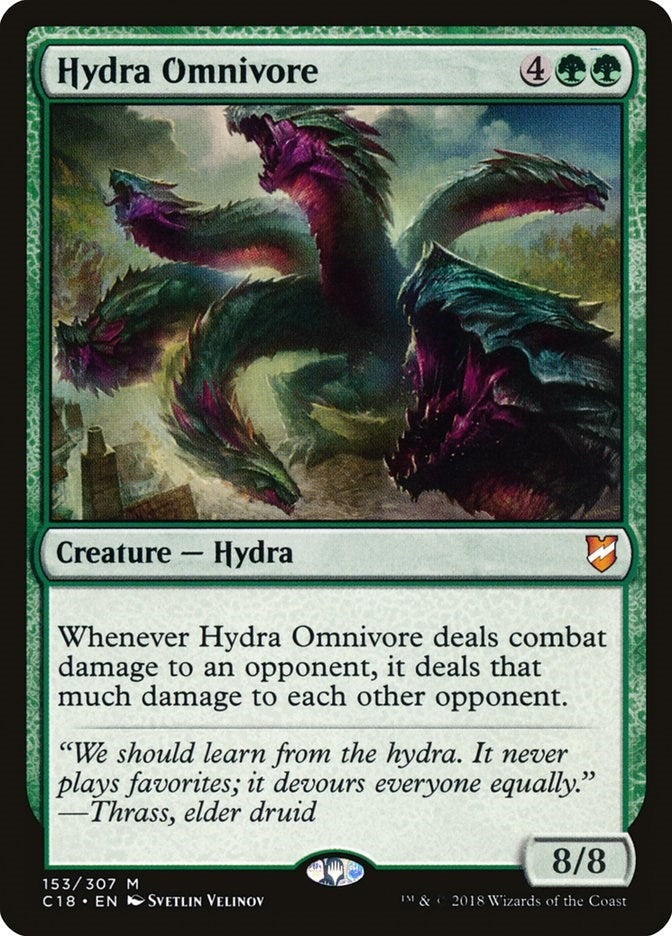 Image for Hydra Omnivore (153) [Commander 2018] - Magic: The Gathering