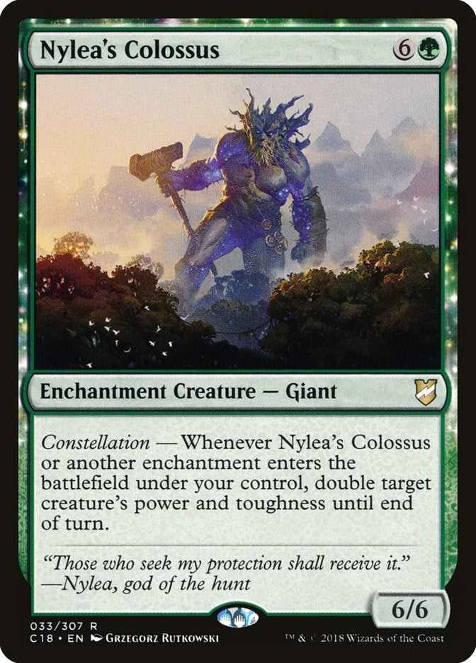 Image for Nylea's Colossus (33) [Commander 2018] - Magic: The Gathering
