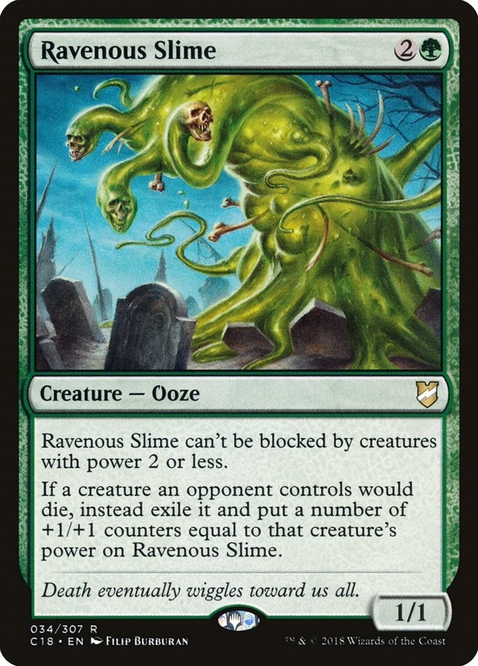 Image for Ravenous Slime (34) [Commander 2018] - Magic: The Gathering
