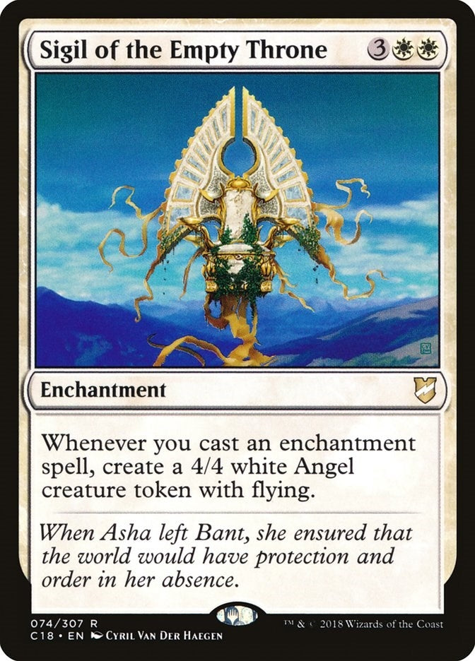 Image for Sigil of the Empty Throne (74) [Commander 2018] - Magic: The Gathering