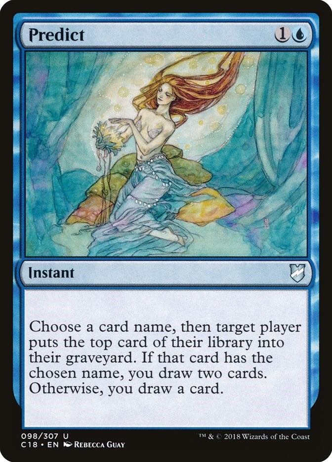 Image for Predict (98) [Commander 2018] - Magic: The Gathering
