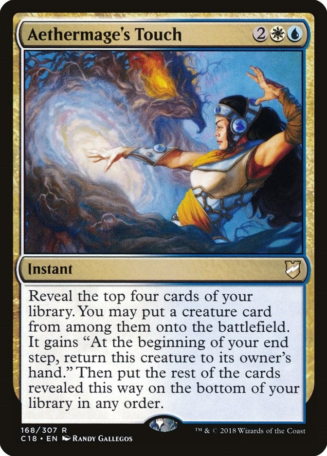 Image for Aethermage's Touch (168) [Commander 2018] - Magic: The Gathering