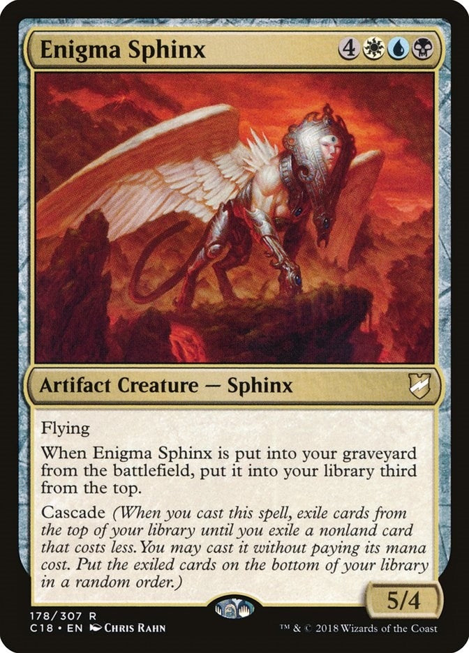 Image for Enigma Sphinx (178) [Commander 2018] - Magic: The Gathering