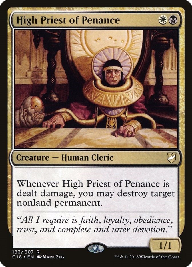 Image for High Priest of Penance (183) [Commander 2018] - Magic: The Gathering
