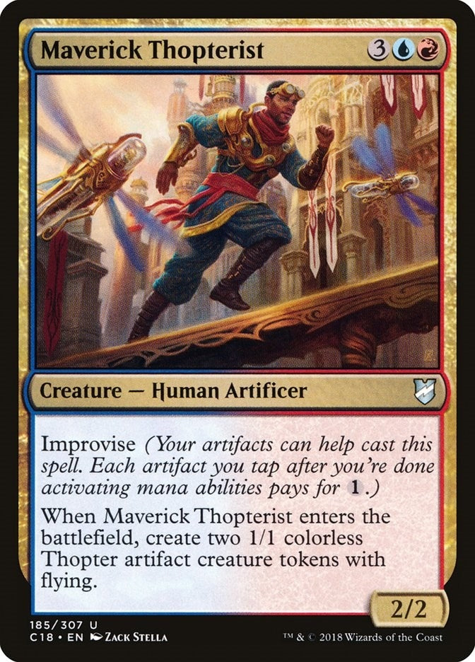 Image for Maverick Thopterist (185) [Commander 2018] - Magic: The Gathering
