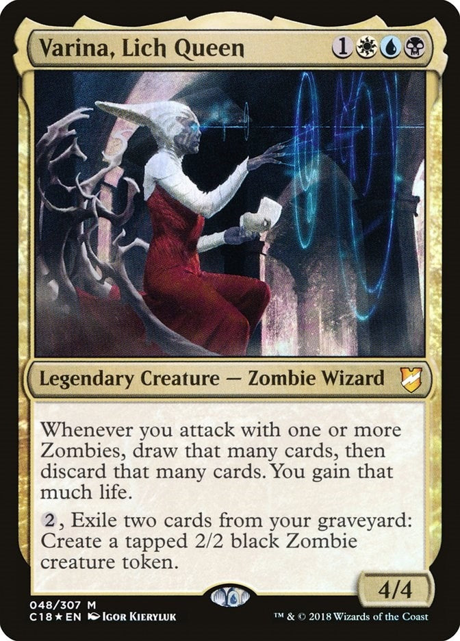 Image for Varina, Lich Queen (48) [Commander 2018] - Magic: The Gathering