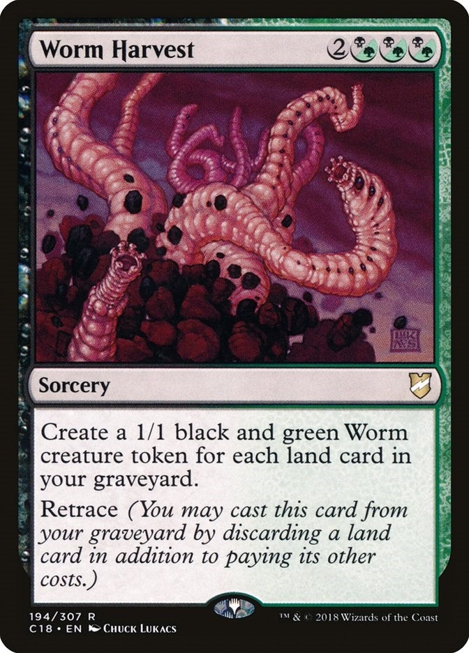 Image for Worm Harvest (194) [Commander 2018] - Magic: The Gathering