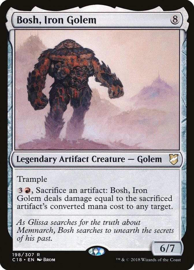 Image for Bosh, Iron Golem (198) [Commander 2018] - Magic: The Gathering