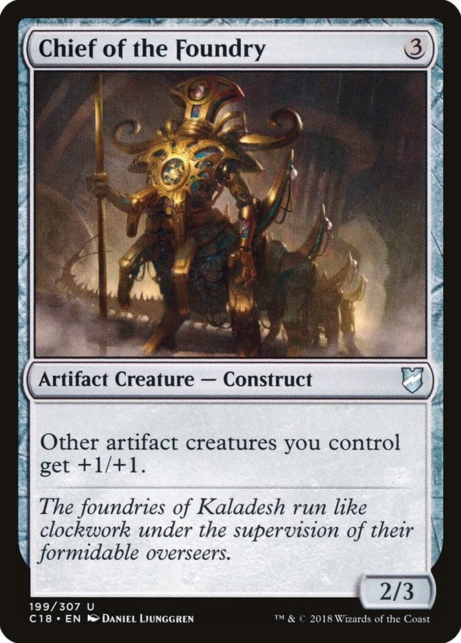Image for Chief of the Foundry (199) [Commander 2018] - Magic: The Gathering