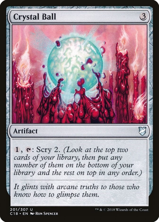 Image for Crystal Ball (201) [Commander 2018] - Magic: The Gathering