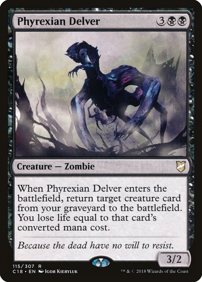 Image for Phyrexian Delver (115) [Commander 2018] - Magic: The Gathering