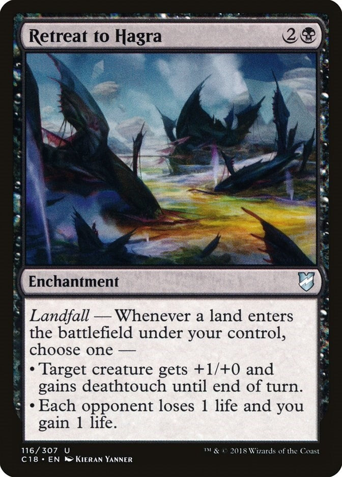 Image for Retreat to Hagra (116) [Commander 2018] - Magic: The Gathering