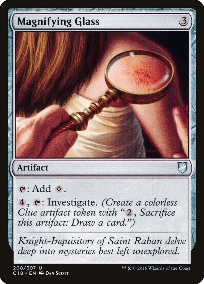 Image for Magnifying Glass (208) [Commander 2018] - Magic: The Gathering