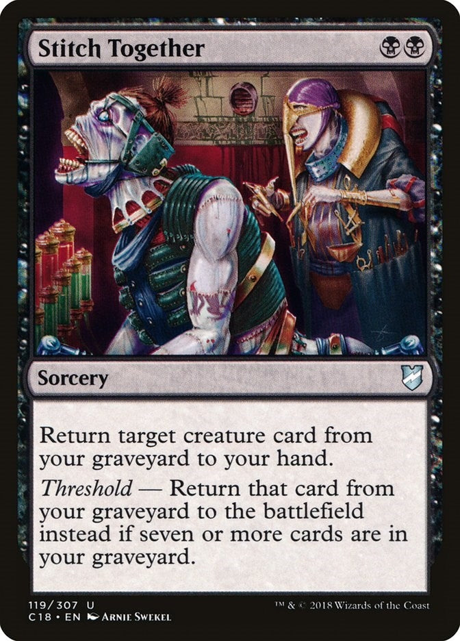 Image for Stitch Together (119) [Commander 2018] - Magic: The Gathering