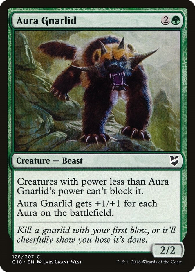 Image for Aura Gnarlid (128) [Commander 2018] - Magic: The Gathering
