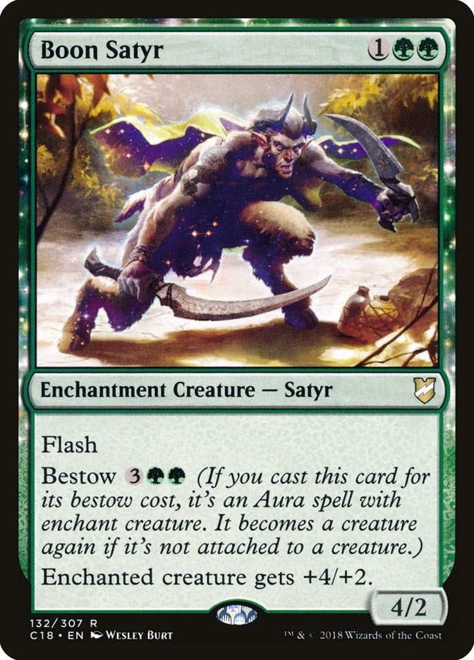 Image for Boon Satyr (132) [Commander 2018] - Magic: The Gathering