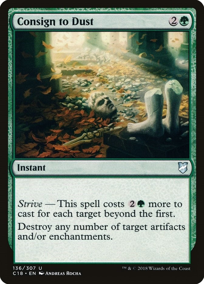 Image for Consign to Dust (136) [Commander 2018] - Magic: The Gathering