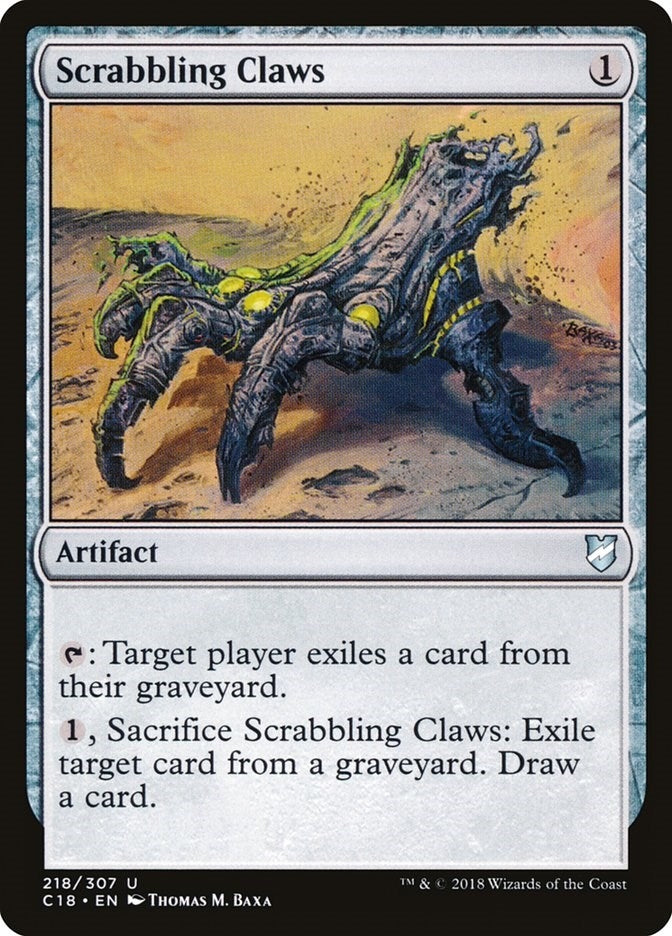 Image for Scrabbling Claws (218) [Commander 2018] - Magic: The Gathering