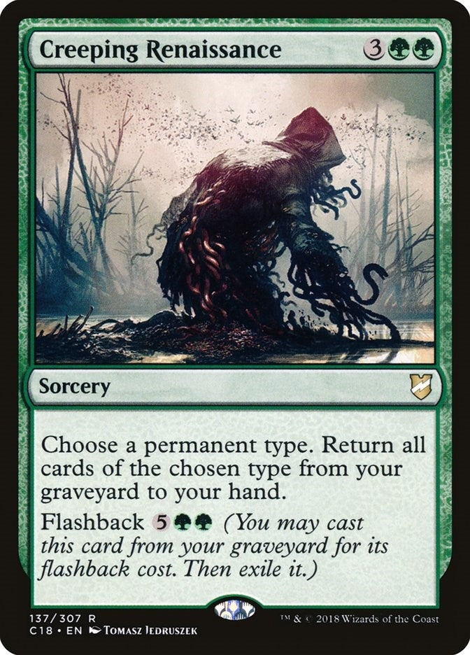 Image for Creeping Renaissance (137) [Commander 2018] - Magic: The Gathering