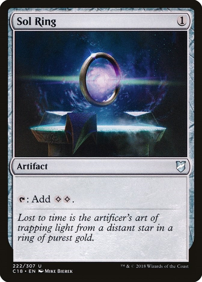 Image for Sol Ring (222) [Commander 2018] - Magic: The Gathering