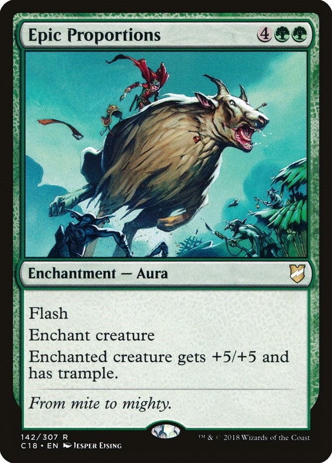 Image for Epic Proportions (142) [Commander 2018] - Magic: The Gathering