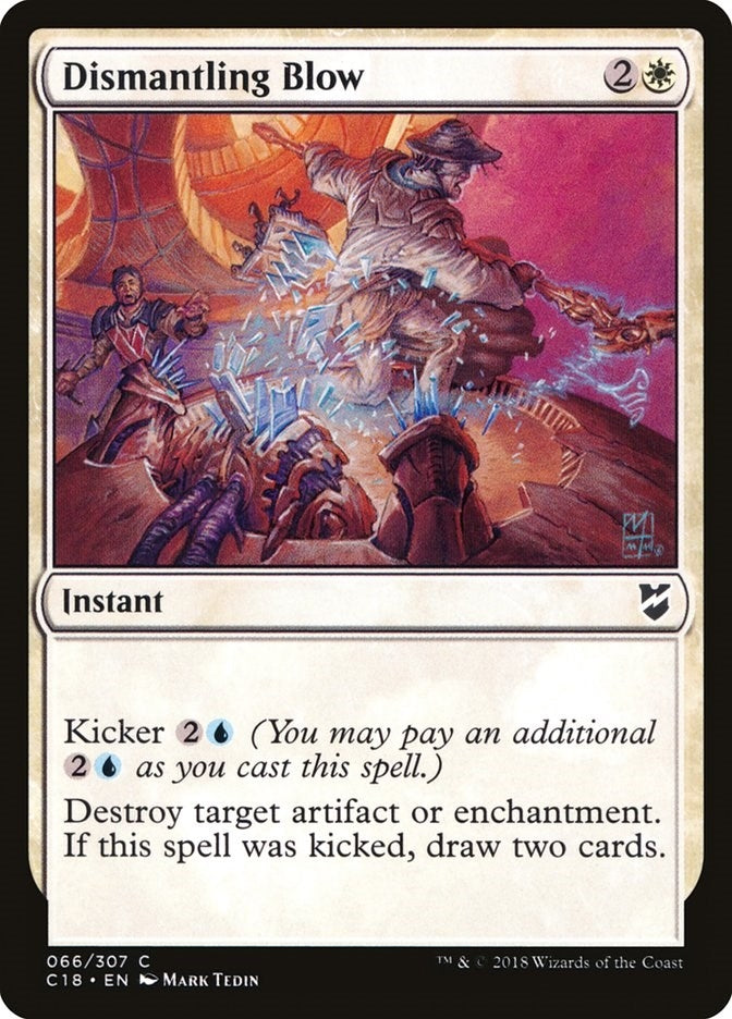 Image for Dismantling Blow (66) [Commander 2018] - Magic: The Gathering