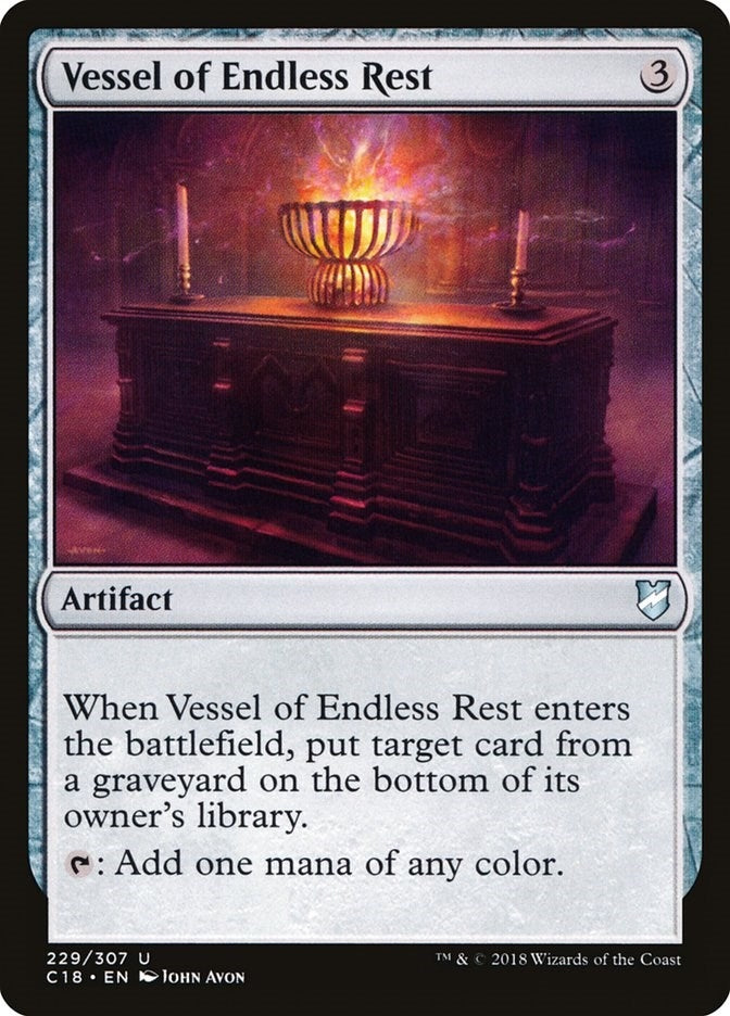 Image for Vessel of Endless Rest (229) [Commander 2018] - Magic: The Gathering