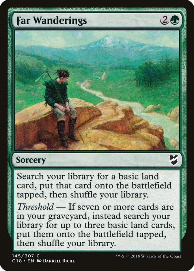 Image for Far Wanderings (145) [Commander 2018] - Magic: The Gathering