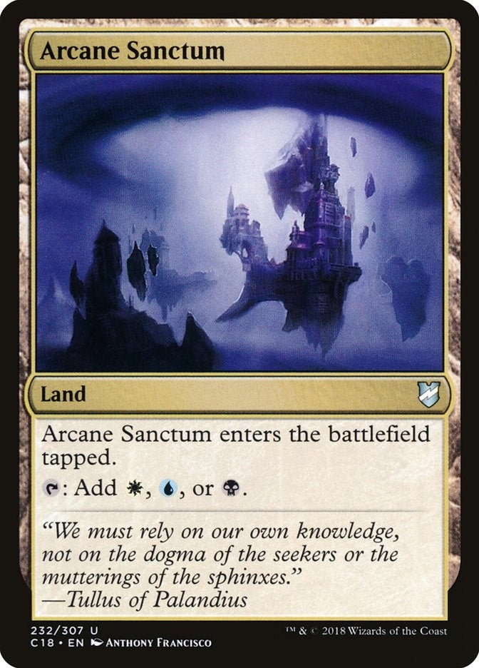 Image for Arcane Sanctum (232) [Commander 2018] - Magic: The Gathering