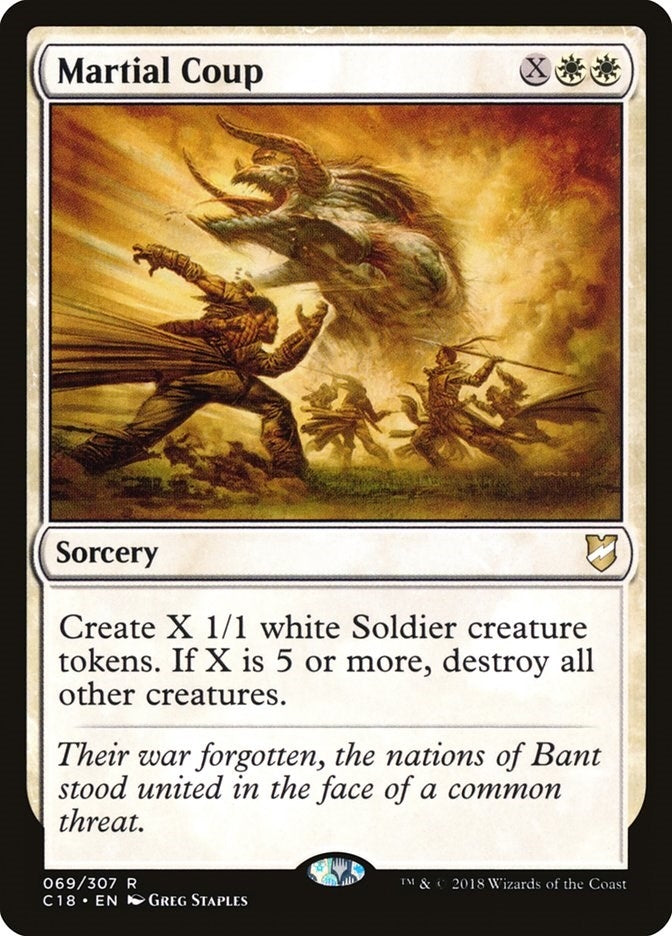 Image for Martial Coup (69) [Commander 2018] - Magic: The Gathering