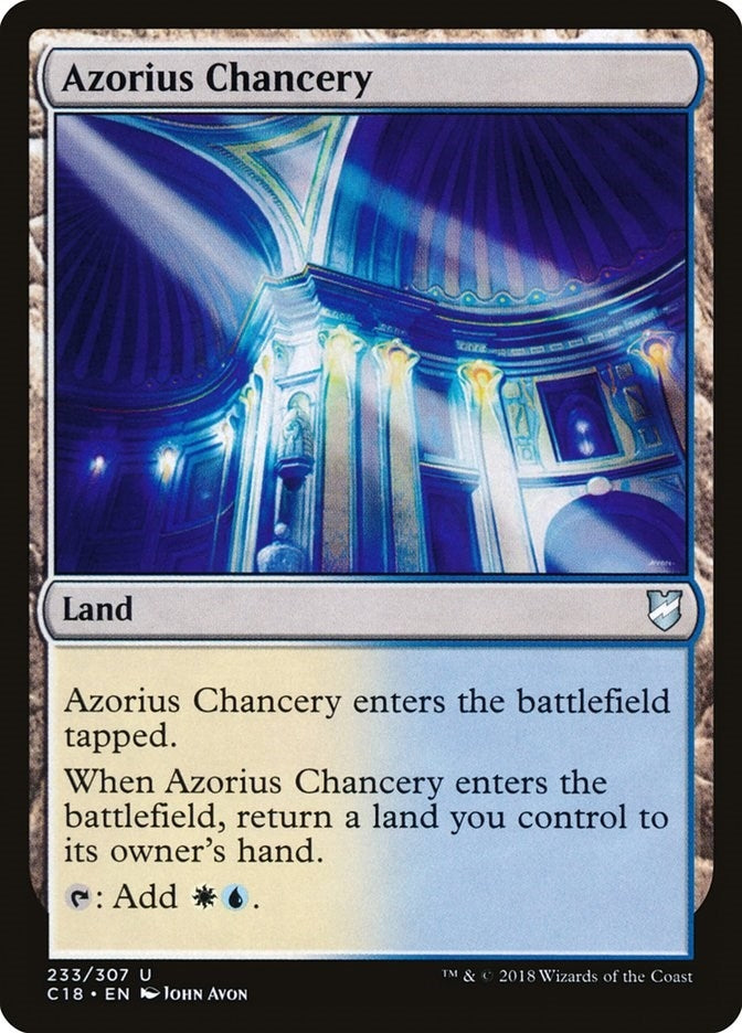Image for Azorius Chancery (233) [Commander 2018] - Magic: The Gathering