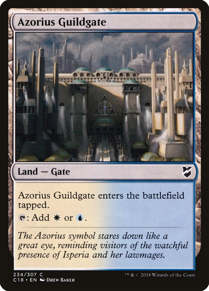 Image for Azorius Guildgate (234) [Commander 2018] - Magic: The Gathering