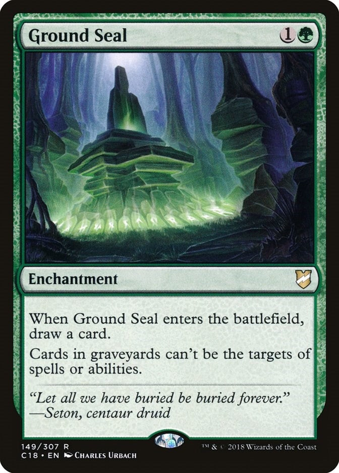 Image for Ground Seal (149) [Commander 2018] - Magic: The Gathering