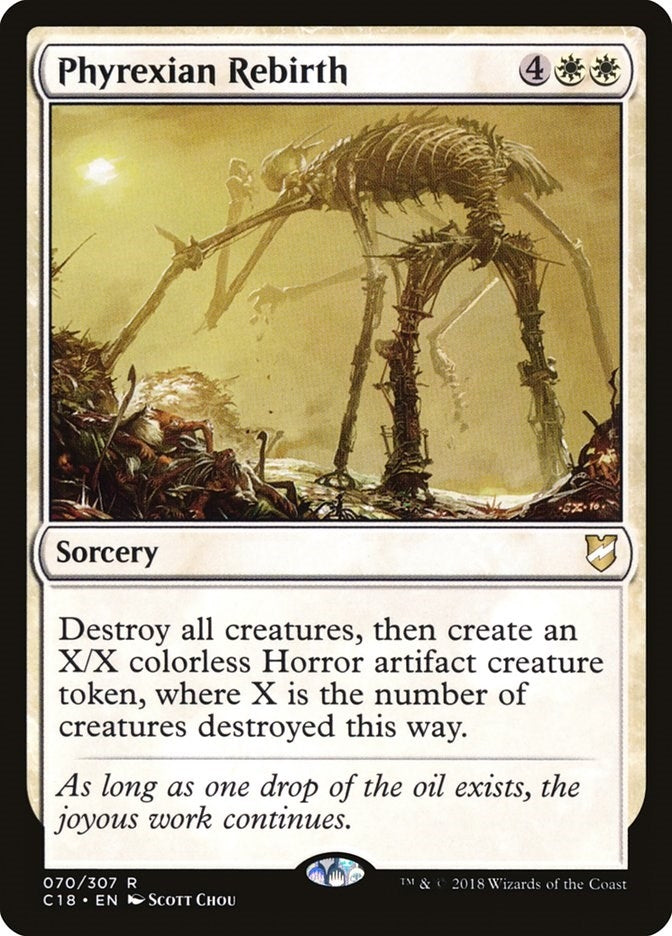 Image for Phyrexian Rebirth (70) [Commander 2018] - Magic: The Gathering