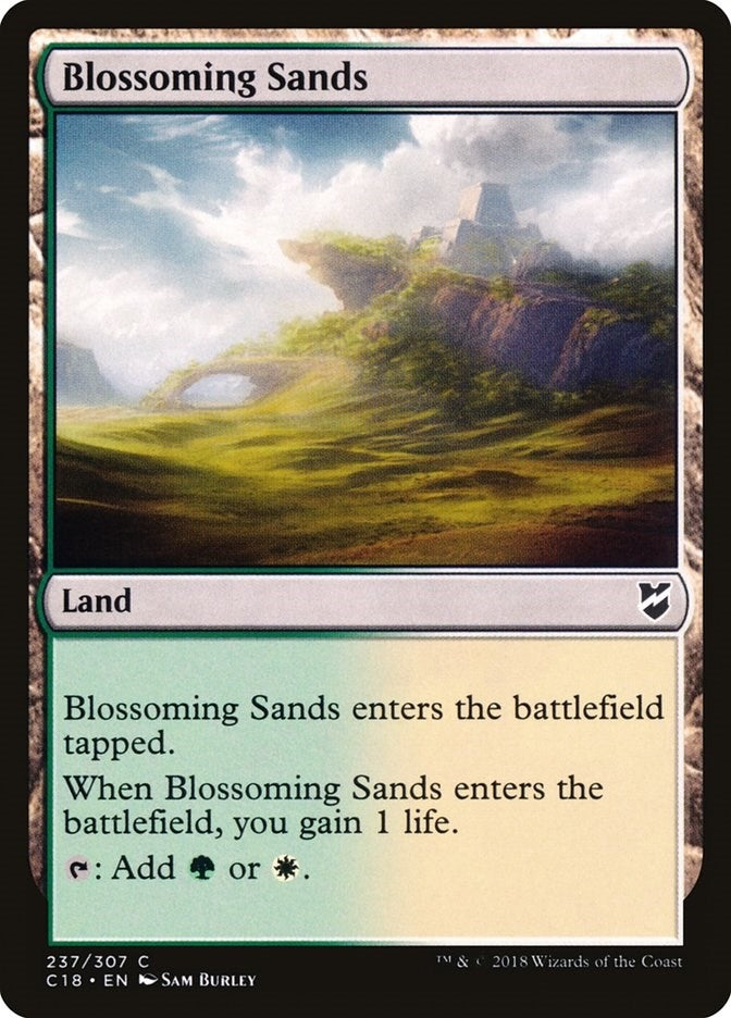 Image for Blossoming Sands (237) [Commander 2018] - Magic: The Gathering