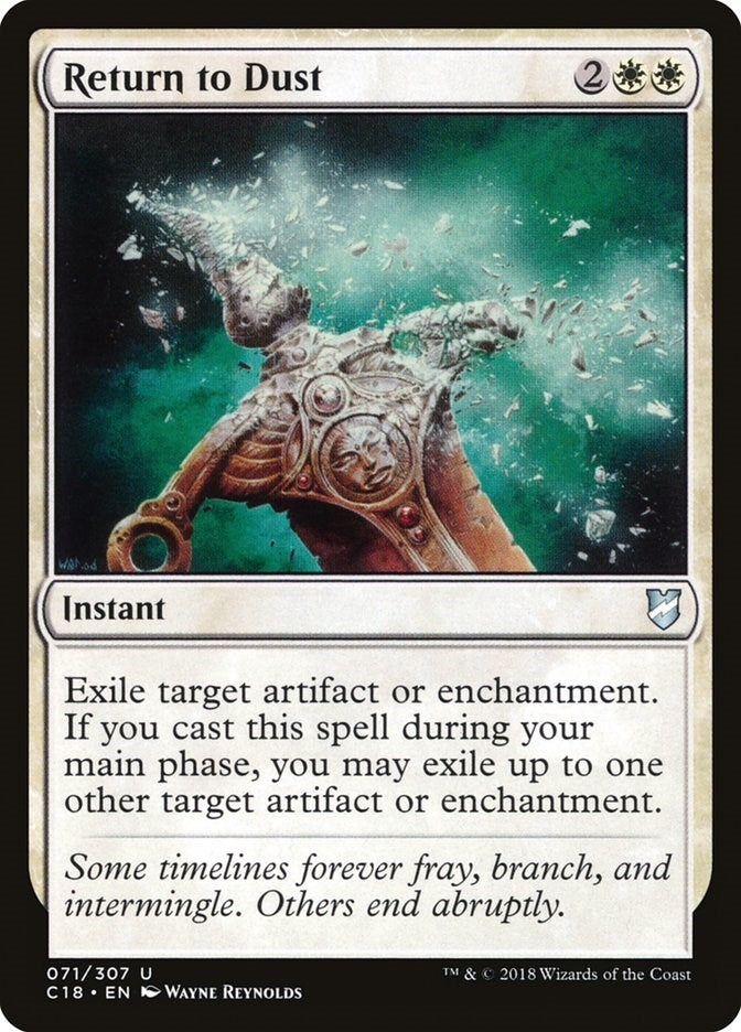 Image for Return to Dust (71) [Commander 2018] - Magic: The Gathering