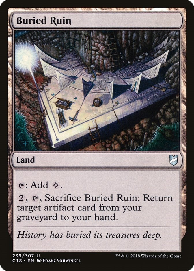 Image for Buried Ruin (239) [Commander 2018] - Magic: The Gathering