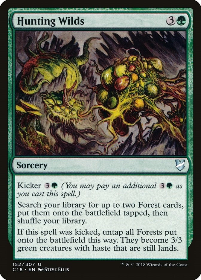 Image for Hunting Wilds (152) [Commander 2018] - Magic: The Gathering
