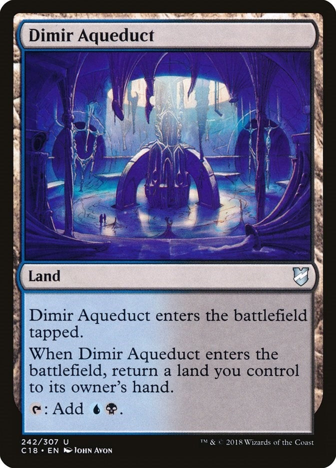 Image for Dimir Aqueduct (242) [Commander 2018] - Magic: The Gathering